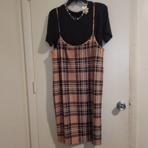 Long Plaid Dress